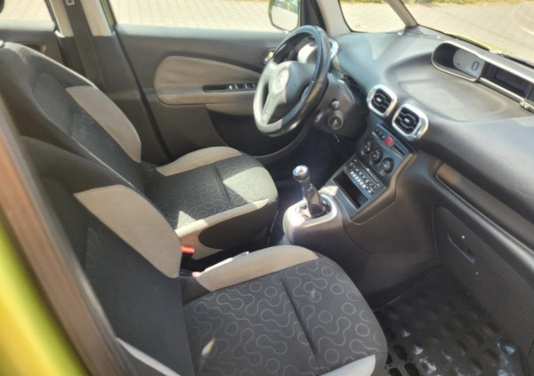 Citroen C3 Picasso cena 15800 przebieg: 142000, rok produkcji 2009 z Żary małe 121